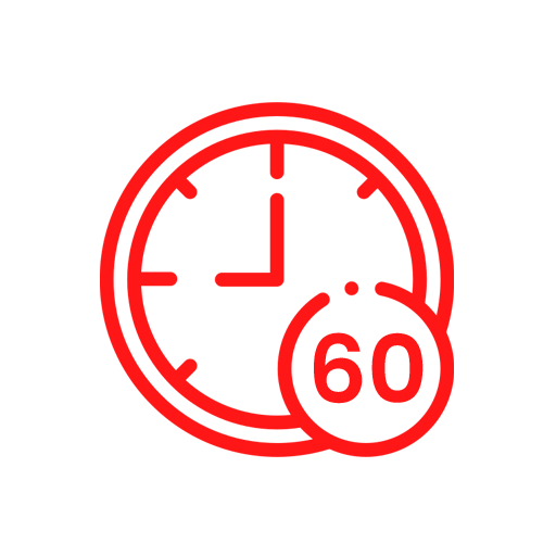 60 mins response time
